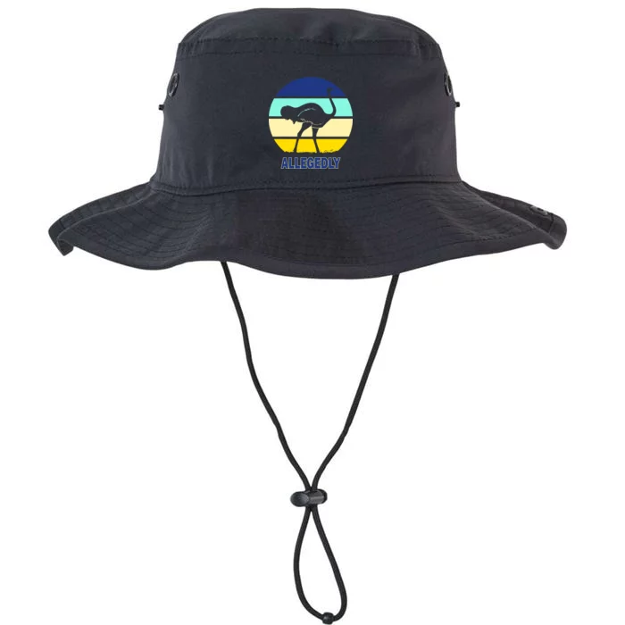 Allegedly Ostrich Retro Logo Legacy Cool Fit Booney Bucket Hat