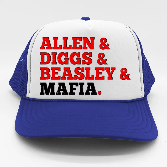 Allen Diggs Beasley Mafia Buffalo New York Football Trucker Hat