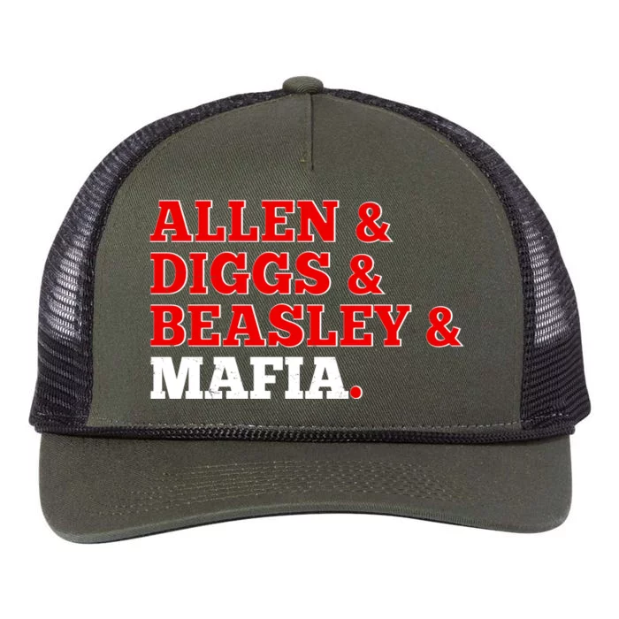 Allen Diggs Beasley Mafia Buffalo New York Football Retro Rope Trucker Hat Cap