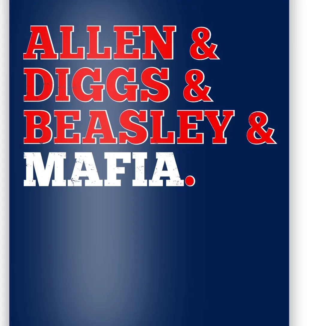 Allen Diggs Beasley Mafia Buffalo New York Football Poster