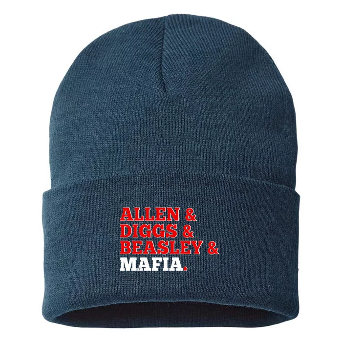 Allen Diggs Beasley Mafia Buffalo New York Football Sustainable Knit Beanie