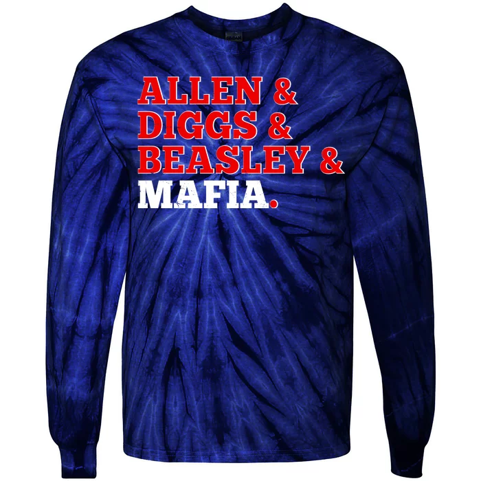 Allen Diggs Beasley Mafia Buffalo New York Football Tie-Dye Long Sleeve Shirt