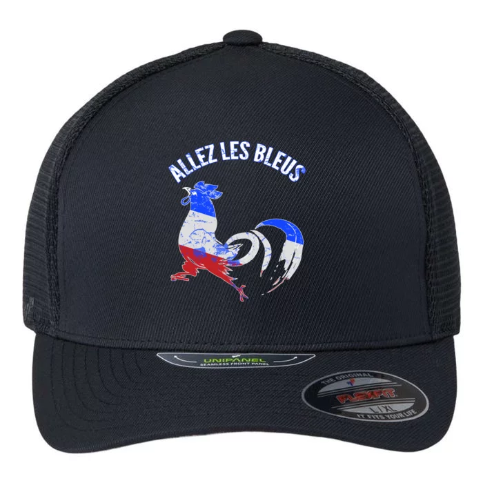 Allez Les Bleus France Soccer Flexfit Unipanel Trucker Cap