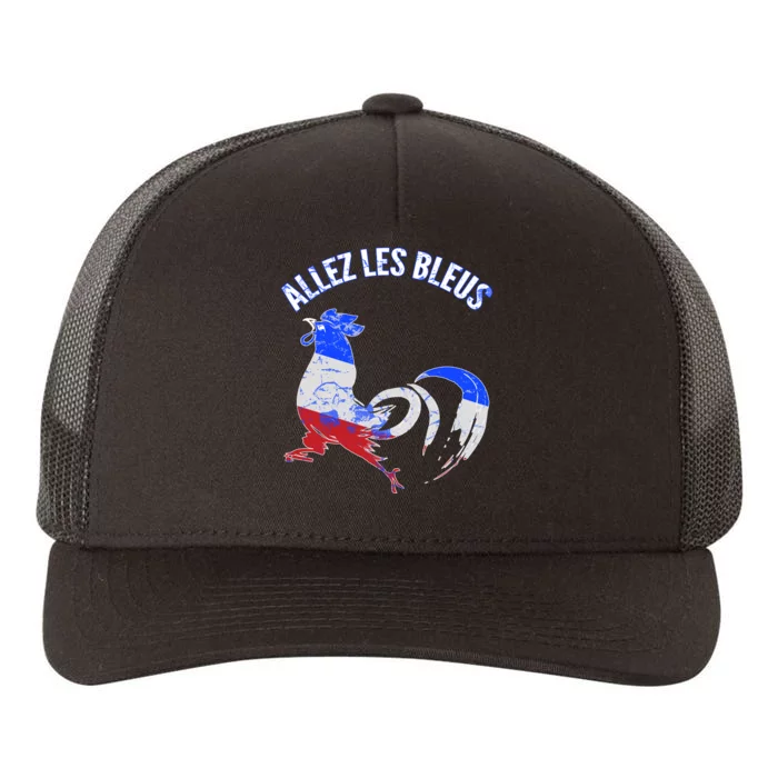 Allez Les Bleus France Soccer Yupoong Adult 5-Panel Trucker Hat