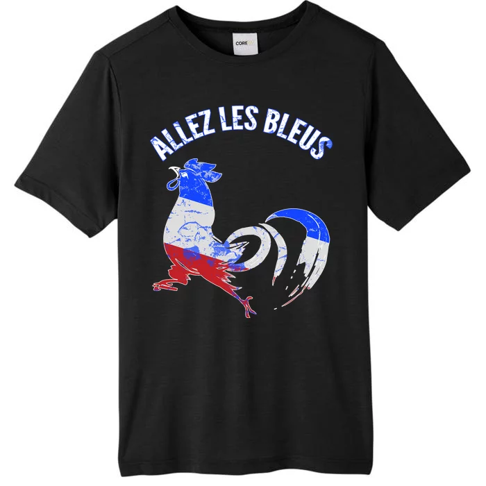 Allez Les Bleus France Soccer ChromaSoft Performance T-Shirt