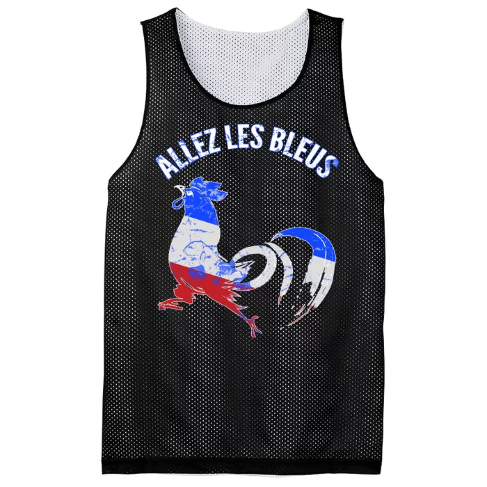 Allez Les Bleus France Soccer Mesh Reversible Basketball Jersey Tank