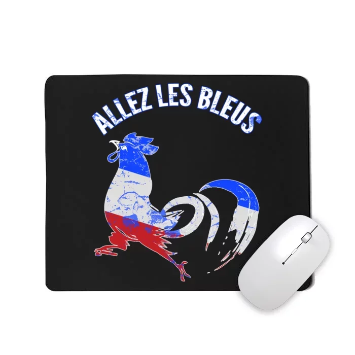 Allez Les Bleus France Soccer Mousepad