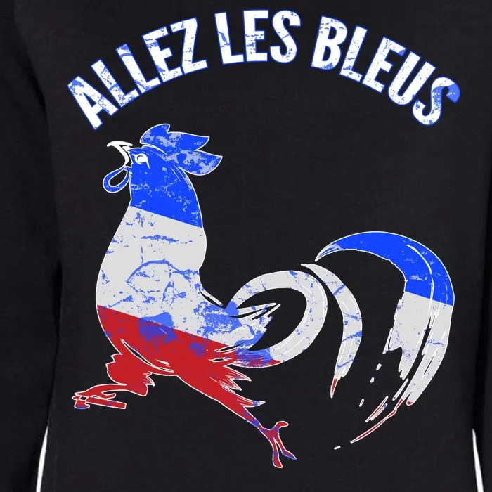 Allez Les Bleus France Soccer Womens California Wash Sweatshirt