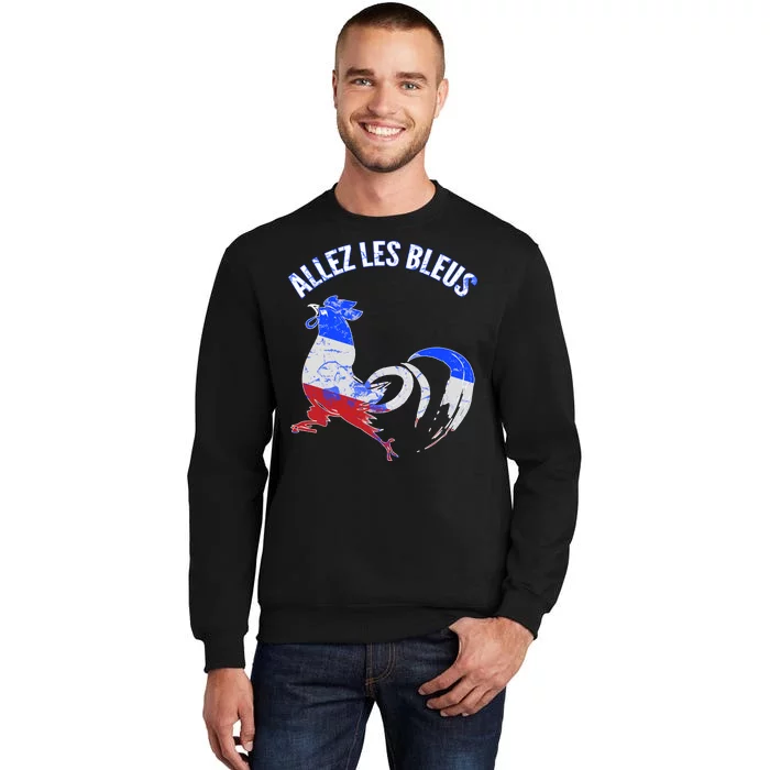 Allez Les Bleus France Soccer Tall Sweatshirt