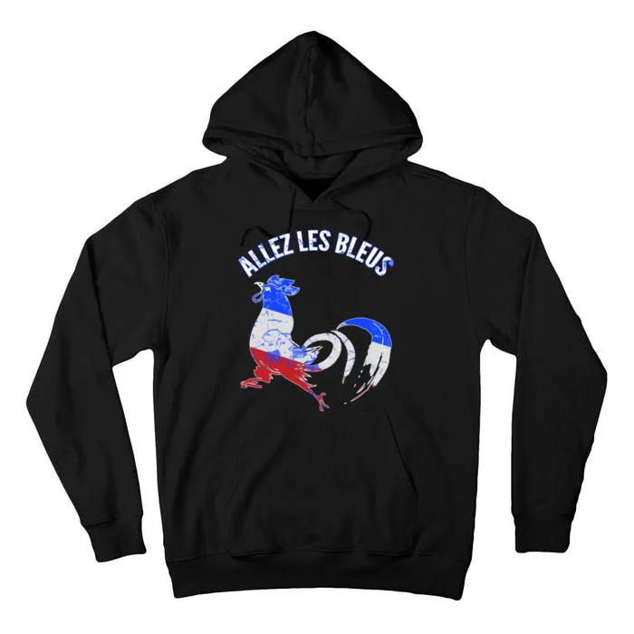 Allez Les Bleus France Soccer Tall Hoodie