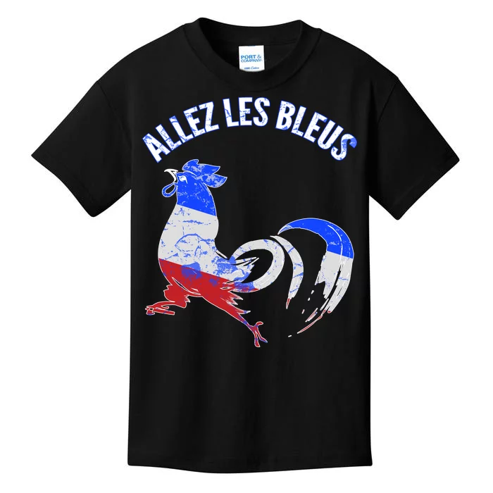 Allez Les Bleus France Soccer Kids T-Shirt