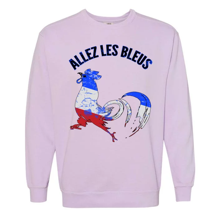 Allez Les Bleus France Soccer Garment-Dyed Sweatshirt