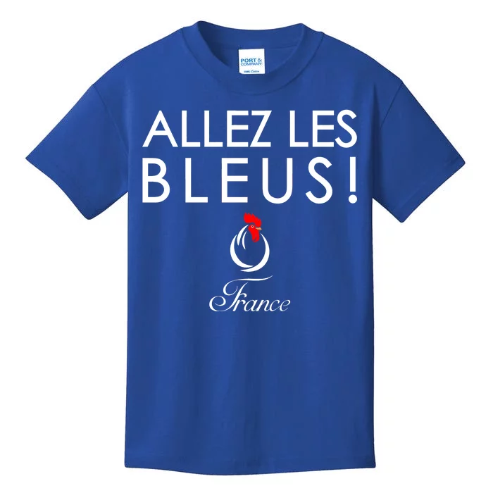 Allez Les Bleus France Soccer1 Kids T-Shirt