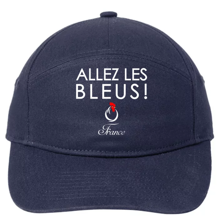 Allez Les Bleus France Soccer1 7-Panel Snapback Hat