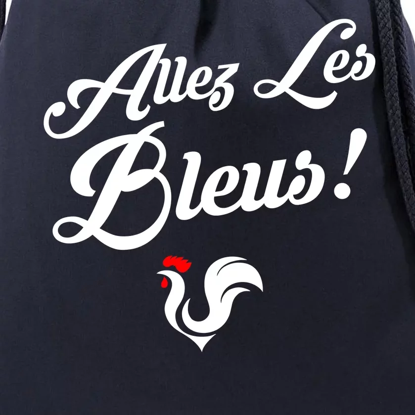 Allez Les Bleus France Team Chant Soccer Drawstring Bag