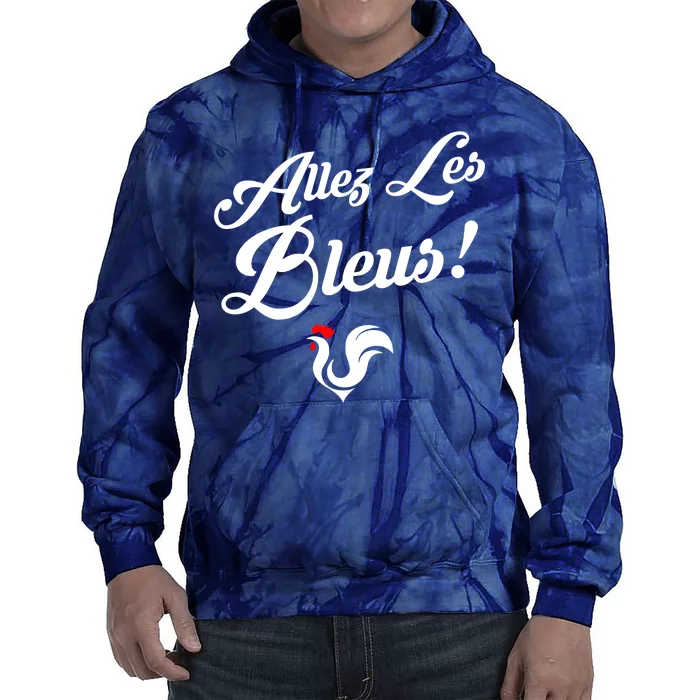 Allez Les Bleus France Team Chant Soccer Tie Dye Hoodie