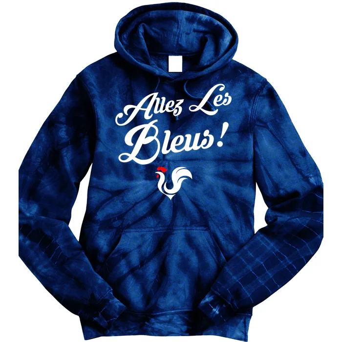 Allez Les Bleus France Team Chant Soccer Tie Dye Hoodie