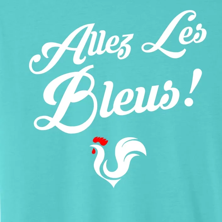 Allez Les Bleus France Team Chant Soccer ChromaSoft Performance T-Shirt