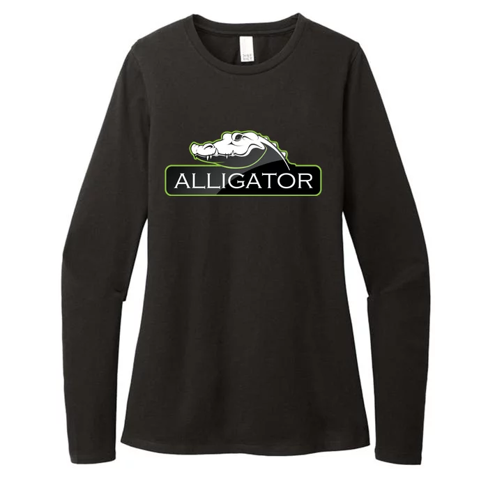 Alligator Womens CVC Long Sleeve Shirt