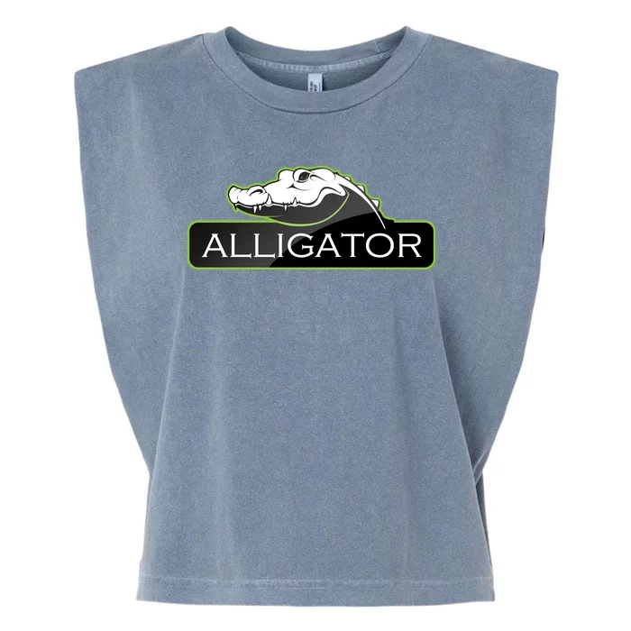 Alligator Garment-Dyed Women's Muscle Tee