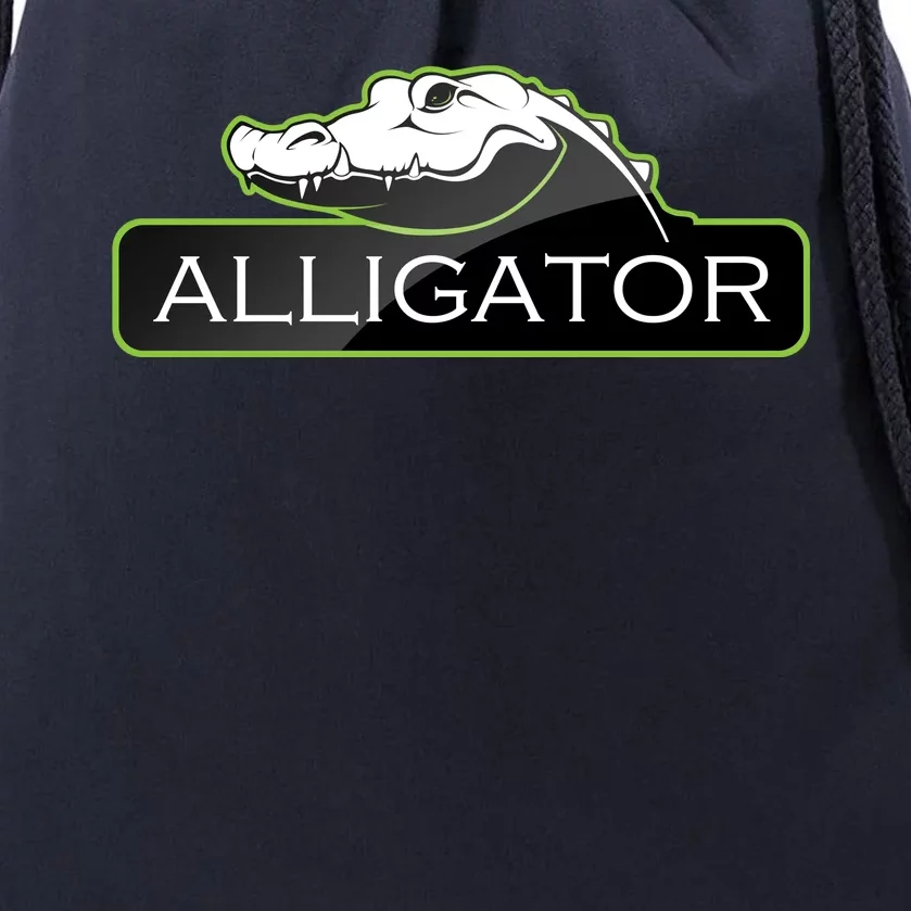 Alligator Drawstring Bag