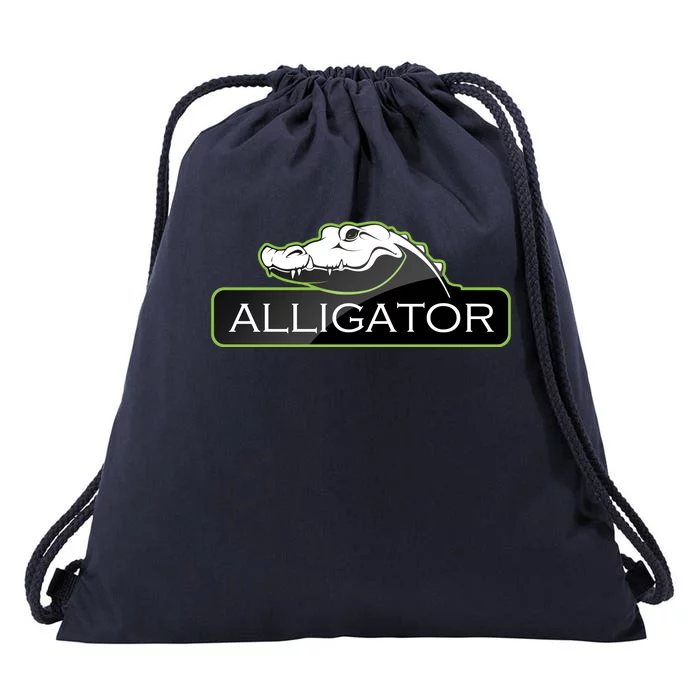 Alligator Drawstring Bag