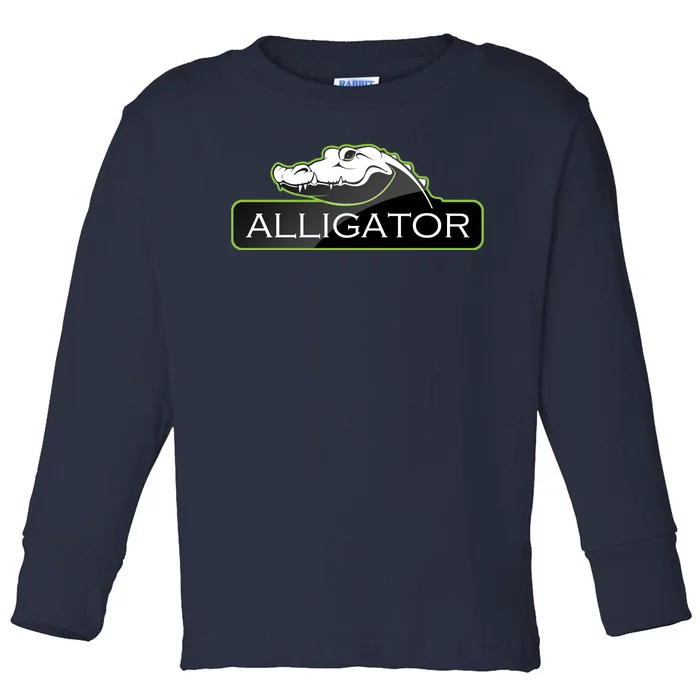 Alligator Toddler Long Sleeve Shirt