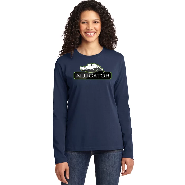 Alligator Ladies Long Sleeve Shirt