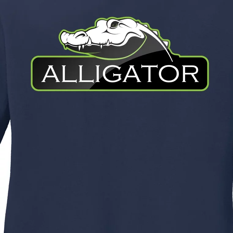 Alligator Ladies Long Sleeve Shirt