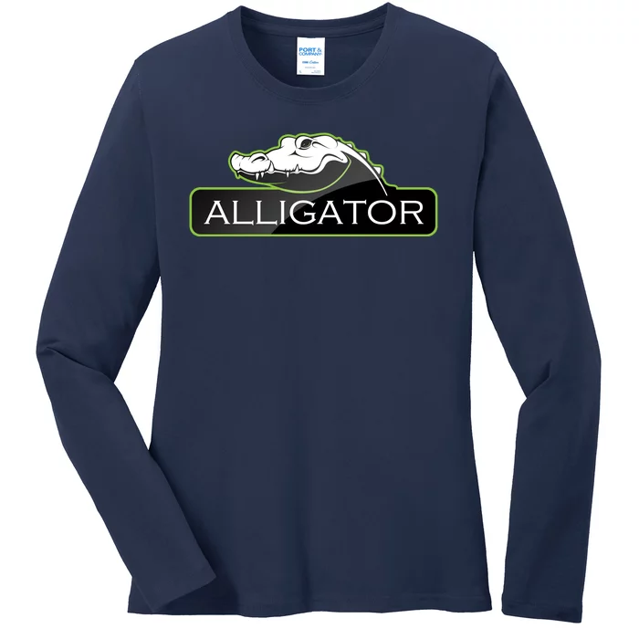 Alligator Ladies Long Sleeve Shirt