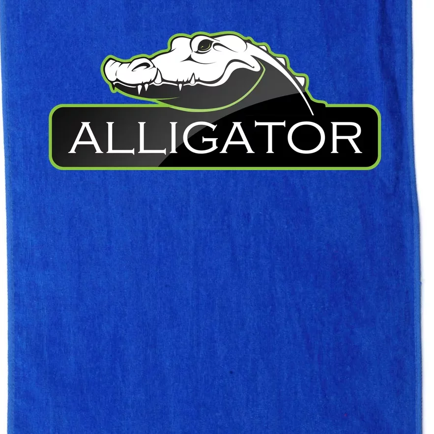 Alligator Platinum Collection Golf Towel