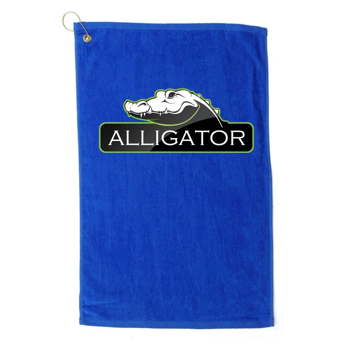 Alligator Platinum Collection Golf Towel