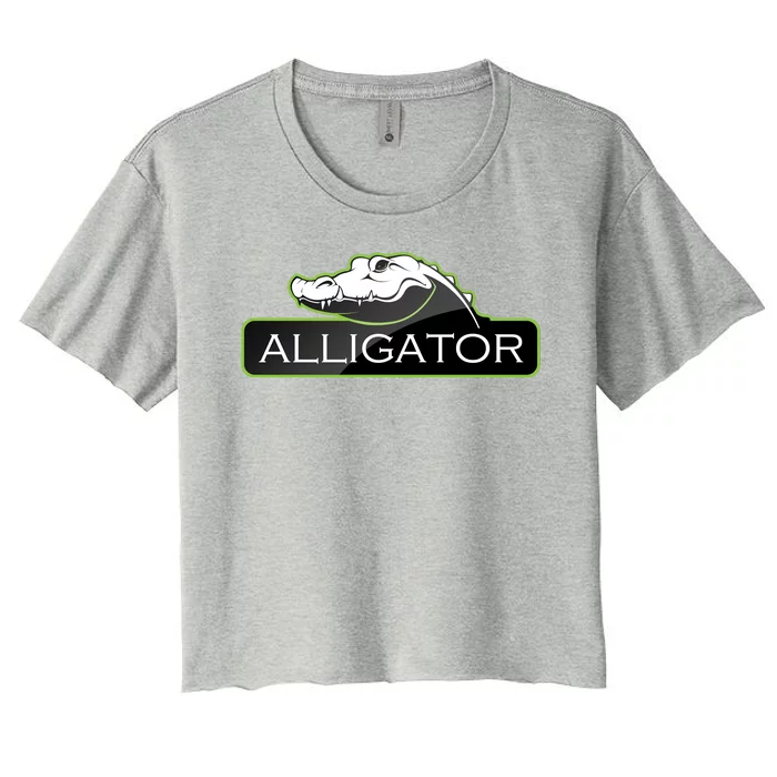 Alligator Women's Crop Top Tee