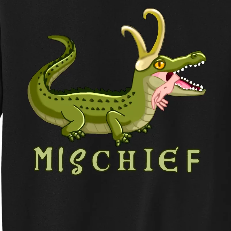 Alligator Gator Croki Crocodile God of Mischief Tall Sweatshirt