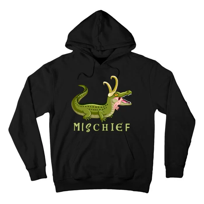 Alligator Gator Croki Crocodile God of Mischief Tall Hoodie