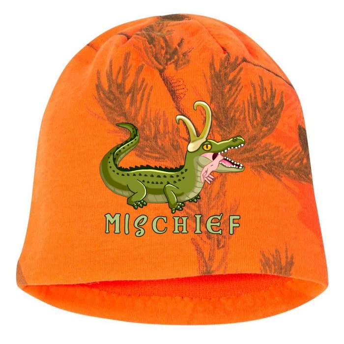 Alligator Gator Croki Crocodile God of Mischief Kati - Camo Knit Beanie