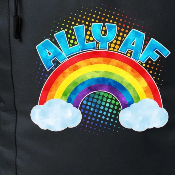 ALLY AF LGBT Rainbow Daily Commute Backpack