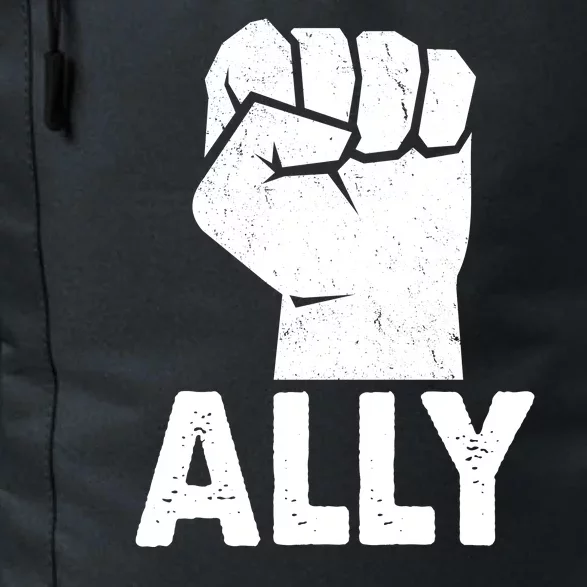 Ally Distressed Protest Fist Daily Commute Backpack