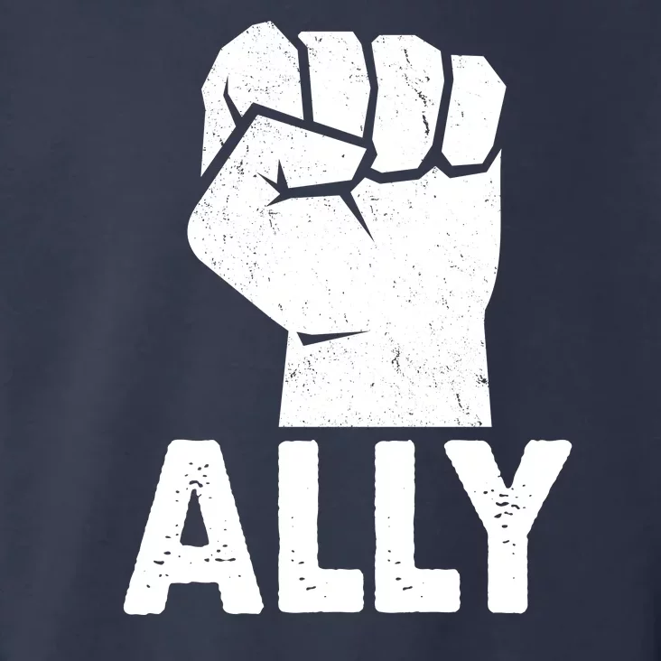 Ally Distressed Protest Fist Toddler Hoodie