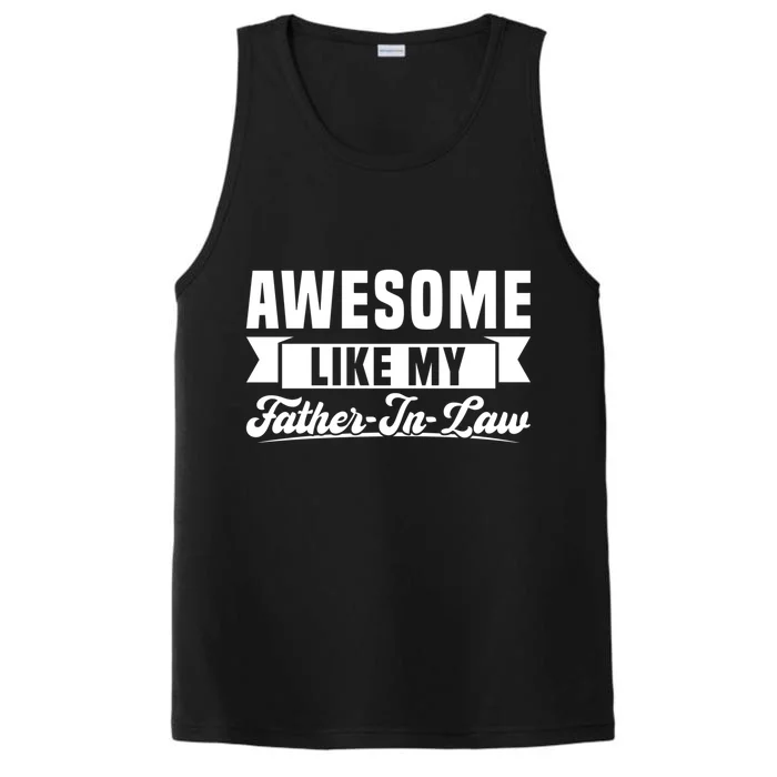 Awesome Like My Fatherinlaw Soninlaw Cool Gift Performance Tank