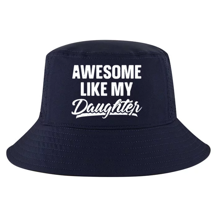 AWESOME LIKE MY TWO DAUGHTERS Father's Day Dad Men Him Gift Cool Comfort Performance Bucket Hat