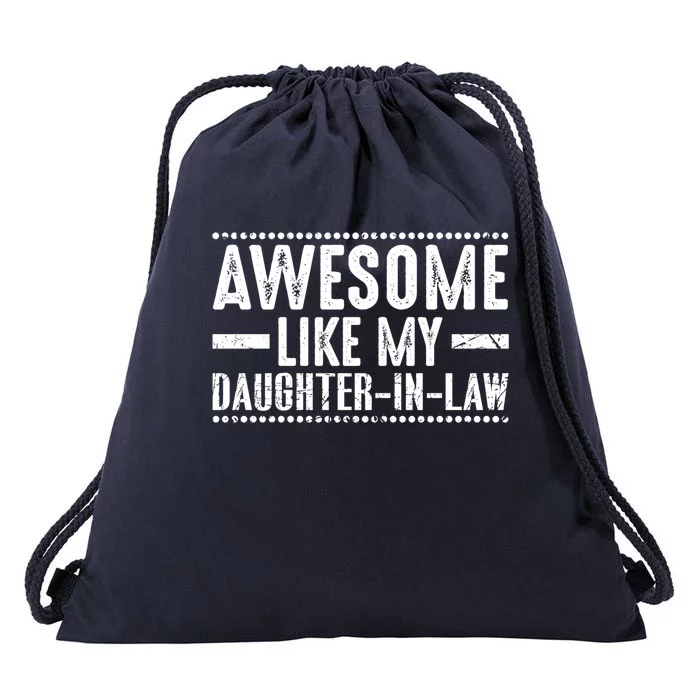 Awesome Like My Daughter In Law Cool Gift Drawstring Bag