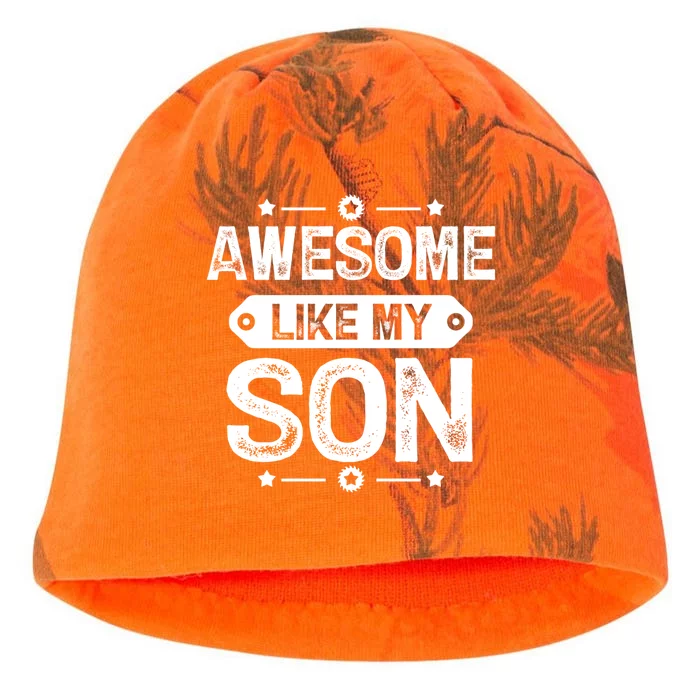 Awesome Like My Son Gift Daddy Gift Father Day Gift Kati - Camo Knit Beanie