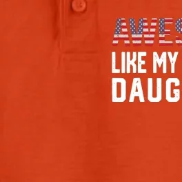 Awesome Like My Youngest Daughter |Funny Father Mom Dad Joke Dry Zone Grid Performance Polo