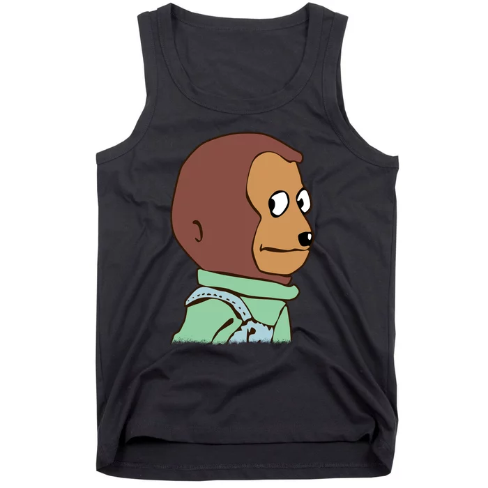 Awkward Look Meme Monkey Puppet Meme Tank Top