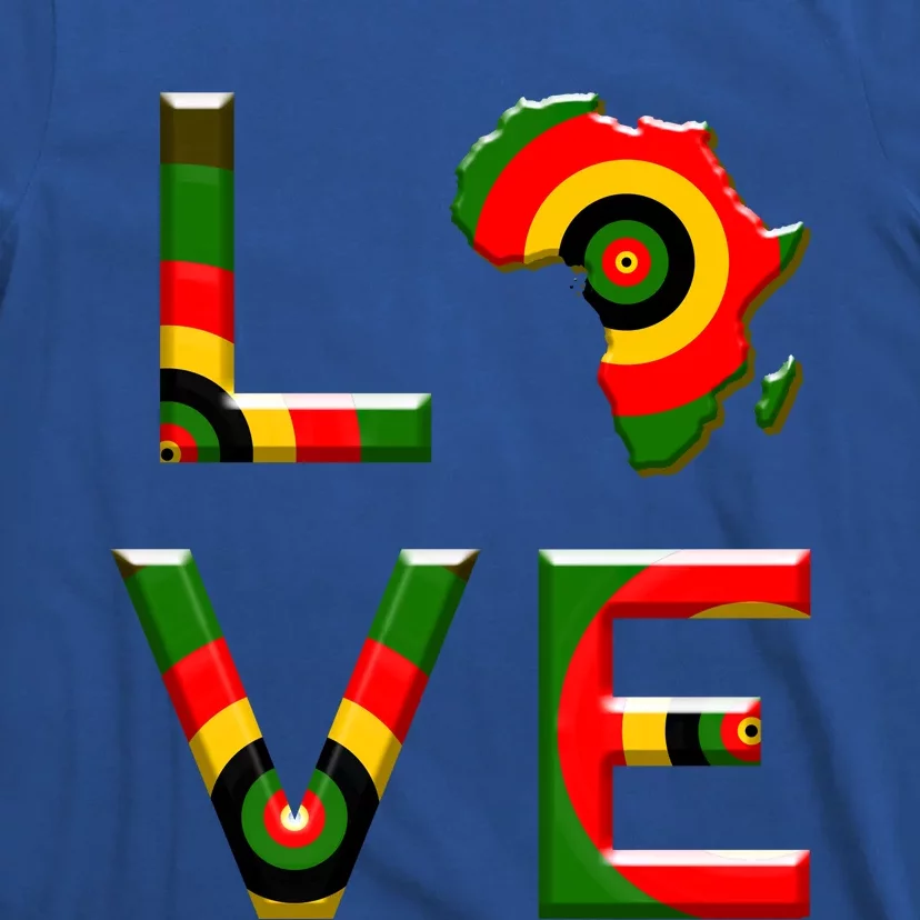 Africa Love Meaningful Gift African American History T-Shirt