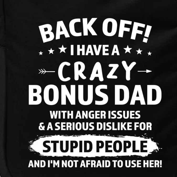 Awesome Like My Stepson Bonus Father Stepdad Gift Impact Tech Backpack