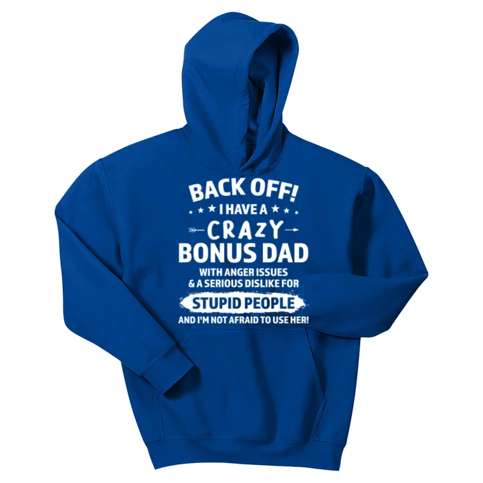 Awesome Like My Stepson Bonus Father Stepdad Gift Kids Hoodie