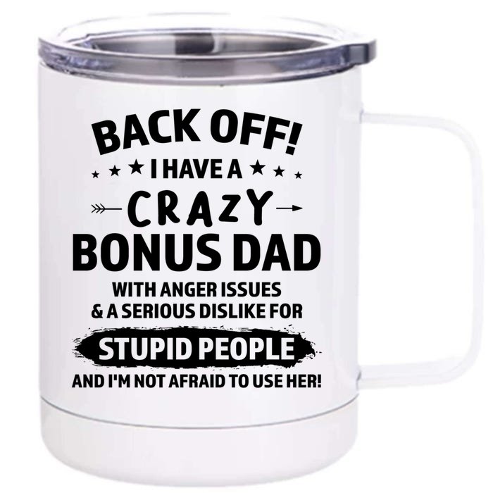 Awesome Like My Stepson Bonus Father Stepdad Gift Front & Back 12oz Stainless Steel Tumbler Cup