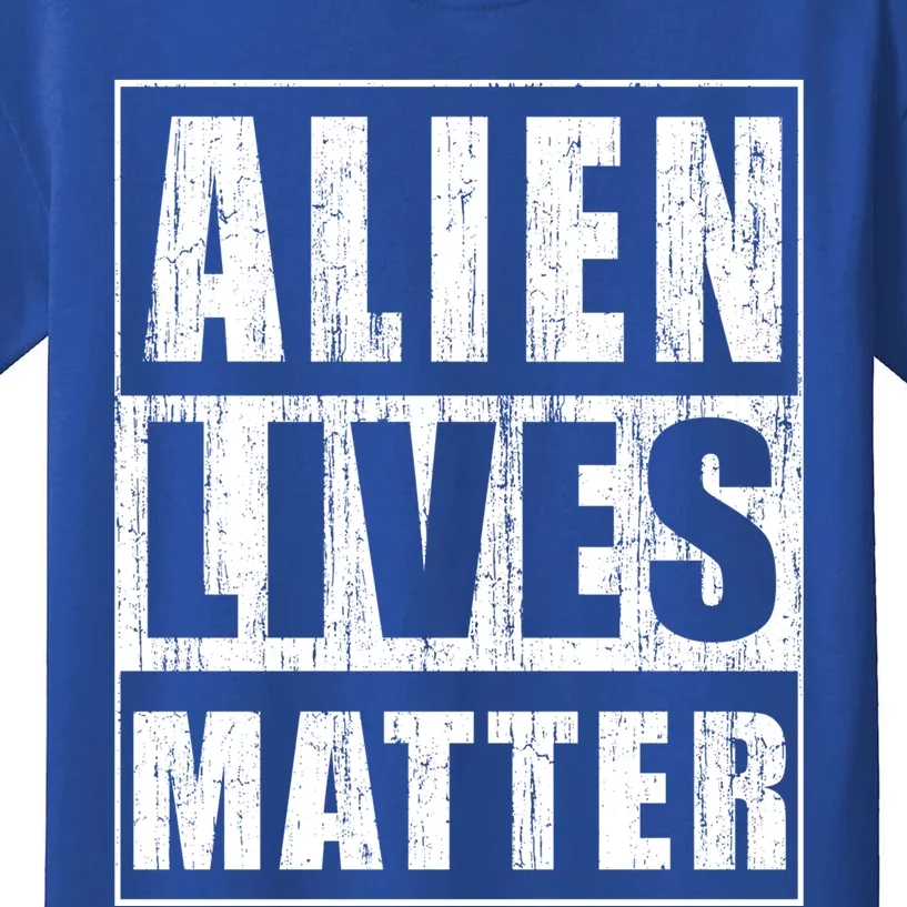 Alien Lives Matter Extraterrestrial Believer Gift Cute Gift Kids T-Shirt